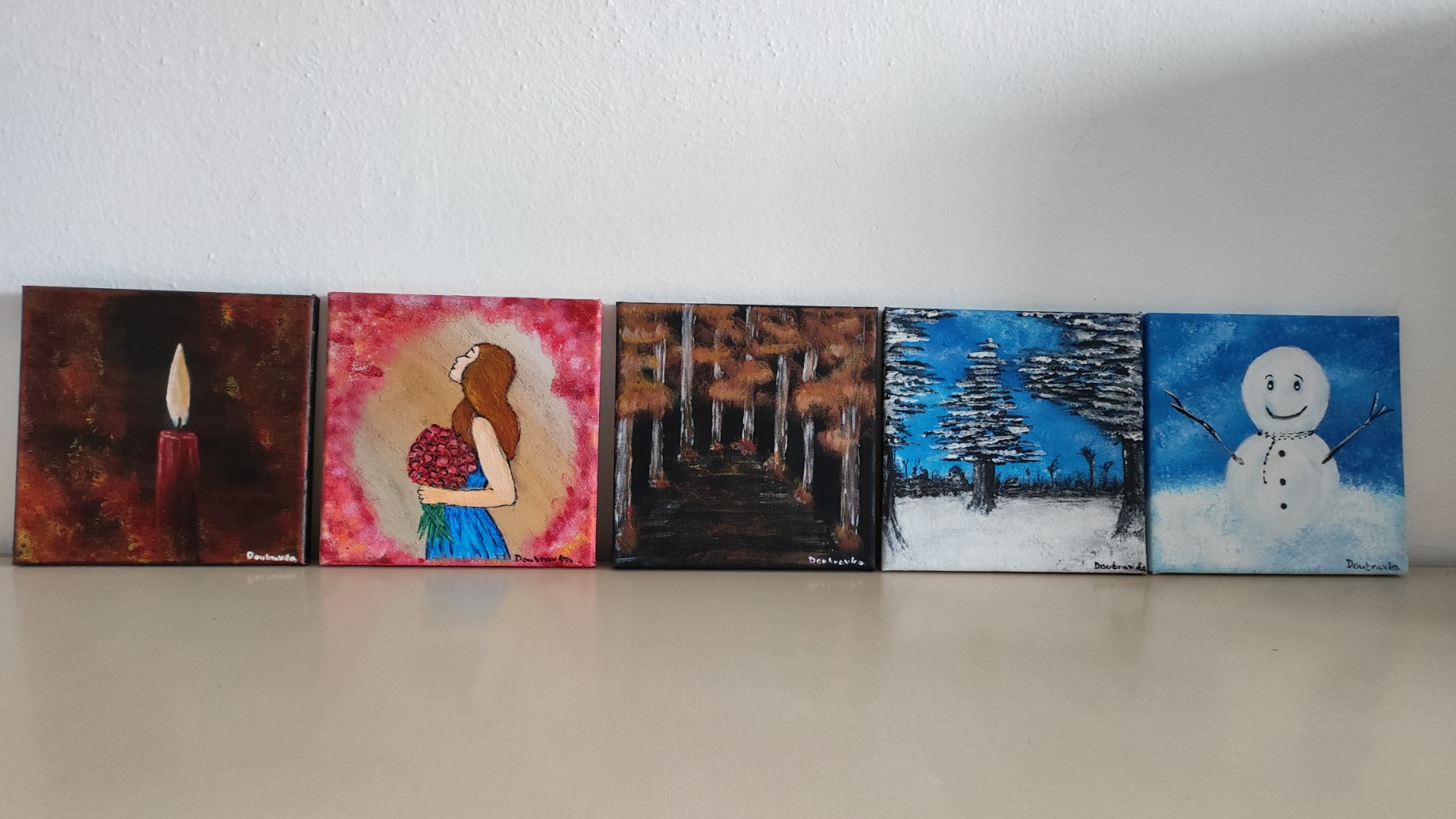 Velikost jednotlivých obrazů:    20x20cm