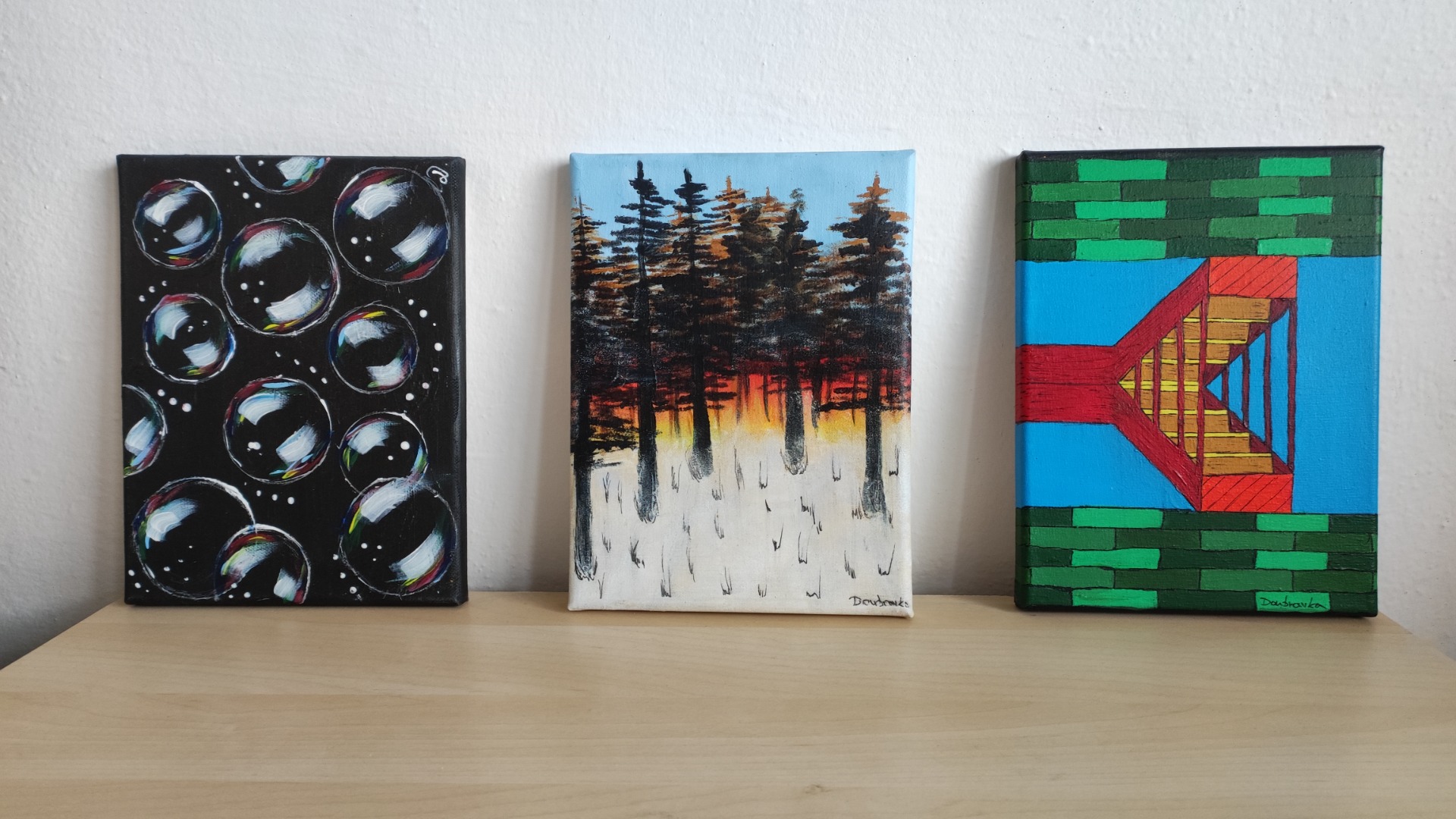 Velikost jednotlivých obrazů:      24x18 cm