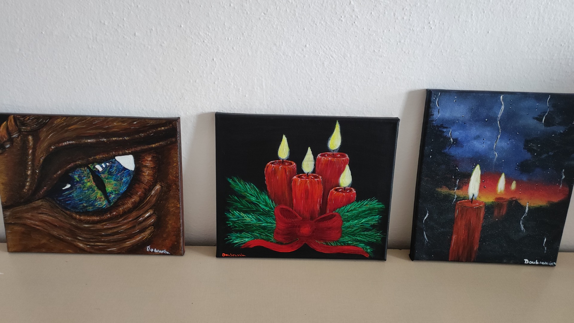 Velikost jednotlivých obrazů:       30x25 cm